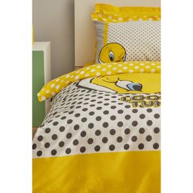 Karaca Home Looney Tunes Tweety Pamuk Tek Kişilik Nevresim Takımı