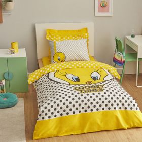 Karaca Home Looney Tunes Tweety Pamuk Tek Kişilik Nevresim Takımı