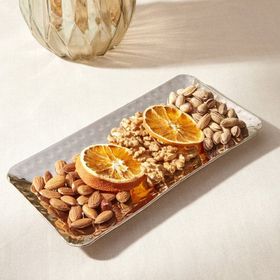 Karaca Home Loren 25x12 cm Gümüş Dekoratif Tepsi
