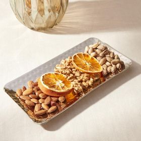 Karaca Home Loren 25x12 cm Gümüş Dekoratif Tepsi