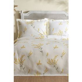 Karaca Home Loretta %100 Pamuk Sarı Tek Kişilik Pike Takımı