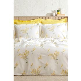 Karaca Home Loretta Sarı Pamuk Tek Kişilik Nevresim Takımı