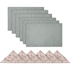 Karaca Home Lovely Pink 6 Kişilik Sofra Tekstil Paketi