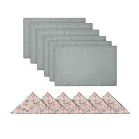 Karaca Home Lovely Pink 6 Kişilik Sofra Tekstil Paketi