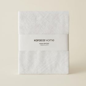 Karaca Home Luana Beyaz Masa Örtüsü