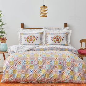 Karaca Home Lumina Pamuk Sarı Çift Kişilik Nevresim Takımı