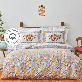 Karaca Home Lumina Pamuk Sarı Çift Kişilik Nevresim Takımı