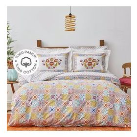 Karaca Home Lumina Pamuk Sarı Çift Kişilik Nevresim Takımı