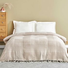Karaca Home Luna Çift Kişilik Bej Pike