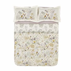 Karaca Home Lussi Sarı Pamuk Çift Kişilik Nevresim Takımı