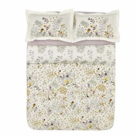 Karaca Home Lussi Sarı Pamuk Çift Kişilik Nevresim Takımı