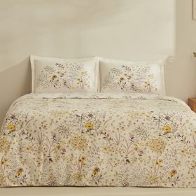 Karaca Home Lussi Sarı Pamuk Çift Kişilik Nevresim Takımı
