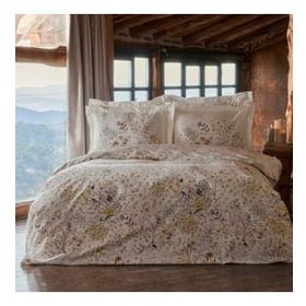 Karaca Home Lussi Sarı Pamuk Çift Kişilik Nevresim Takımı