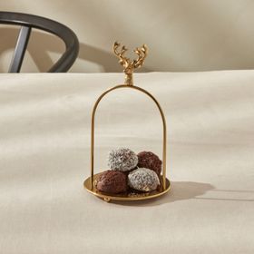 Karaca Home Maison 12x12x20 cm Gold İkramlık