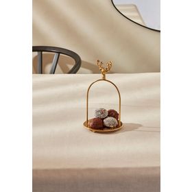 Karaca Home Maison 12x12x20 cm Gold İkramlık