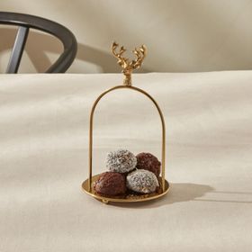 Karaca Home Maison 12x12x20 cm Gold İkramlık