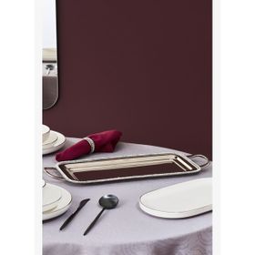 Karaca Home Majesty 45.75x17.75 cm Kulplu Dekoratif Tepsi