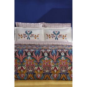 Karaca Home Marsey Multicolor Çift Kişilik Saten Nevresim Takımı