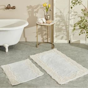 Karaca Home Mathilda Fransız Dantelli 60x100+50x60 cm Gold Paspas Set