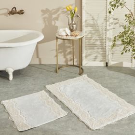 Karaca Home Mathilda Fransız Dantelli 60x100+50x60 cm Gold Paspas Set