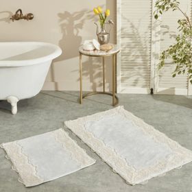 Karaca Home Mathilda Fransız Dantelli 60x100+50x60 cm Gold Paspas Set
