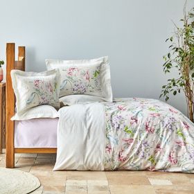 Karaca Home Melosa Pamuk Pembe Çift Kişilik Nevresim Takımı