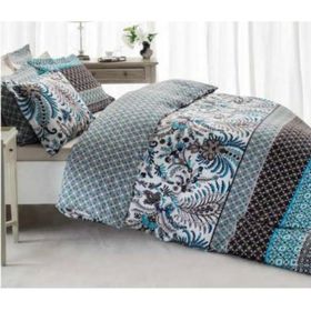 Karaca Home Merlot Bej Saten Çift Kişilik Nevresim Takımı