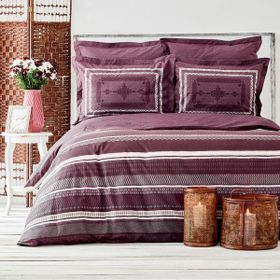 Karaca Home Mesto Bordo Çift Kişilik Nevresim Takımı
