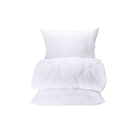 Karaca Home Microfiber Çift Kişilik Yorgan ve 2 Adet Silikon Yastık