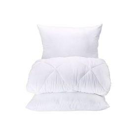 Karaca Home Microfiber Çift Kişilik Yorgan ve 2 Adet Silikon Yastık