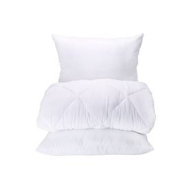 Karaca Home Microfiber Çift Kişilik Yorgan ve 2 Adet Silikon Yastık