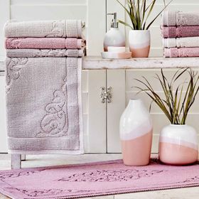 Karaca Home Milly Mürdüm 2'li Paspas Set