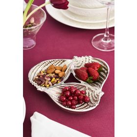 Karaca Home Milo 3'lü Gümüş Çerezlik