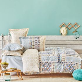 Karaca Home Milo Mavi Çift Kişilik Winter Uyku Seti
