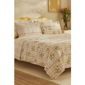 Karaca Home Minella %100 Pamuk Soft Touch Sarı Çift Kişilik Nevresim Takımı
