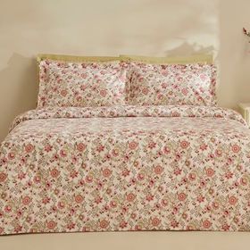 Karaca Home Molly Pembe %100 Pamuk Çift Kişilik Pike Takımı