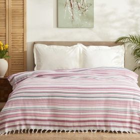 Karaca Home Montre Fuşya Çift Kişilik Peştamal Pike