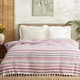 Karaca Home Montre Fuşya Çift Kişilik Peştemal Pike