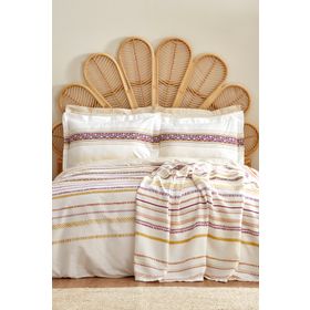 Karaca Home Morin Pamuk Çift Kişilik Multi Color Nevresim Pike Takımı