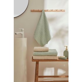 Karaca Home Morina Mint-Bej 4 Parça Hamam Seti