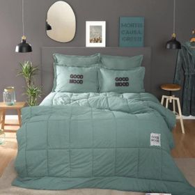Karaca Home Motto Cotton Comfort Çift Kişilik Petrol Uyku Seti