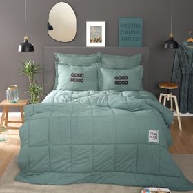 Karaca Home Motto Cotton Comfort Çift Kişilik Petrol Uyku Seti