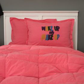 Karaca Home Motto Cotton Comfort Fuşya Tek Kişilik Uyku Seti
