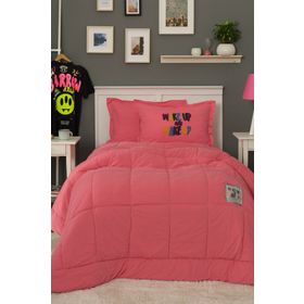 Karaca Home Motto Cotton Comfort Fuşya Tek Kişilik Uyku Seti