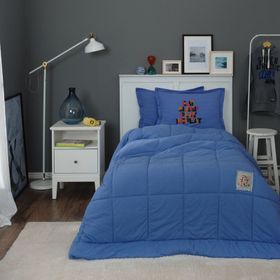 Karaca Home Motto Cotton Comfort Tek Kişilik Mavi Yatak Takımı