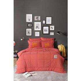 Karaca Home Motto Cotton Comfort Tek Kişilik Mercan Uyku Seti