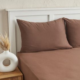 Karaca Home Motto Penye Tek Kişilik Fitted 100x200+30 cm Antrasit Çarşaf
