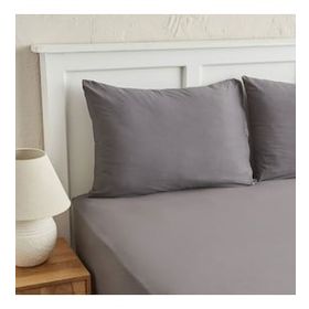 Karaca Home Motto Penye Tek Kişilik Fitted 100x200+30 cm Antrasit Çarşaf