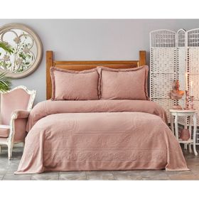 Karaca Home Nancy Pano Pudra Çift Kişilik Yatak Örtüsü Set