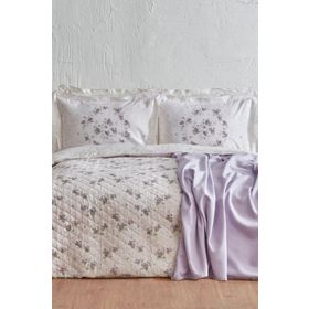 Karaca Home Nevra Summer Set Çift Kişilik Lila Pikeli Takım